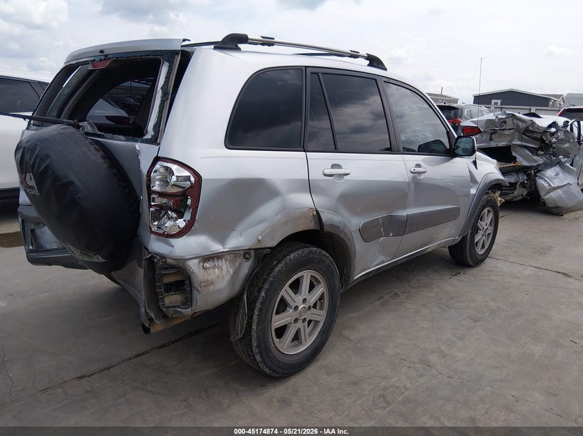 2005 Toyota Rav4 VIN JTEGD20VX50049803 IAAI salvage auction — FRONT & REAR, Salvage (Texas), sold $25 on 2026-07-21 (photo 4)