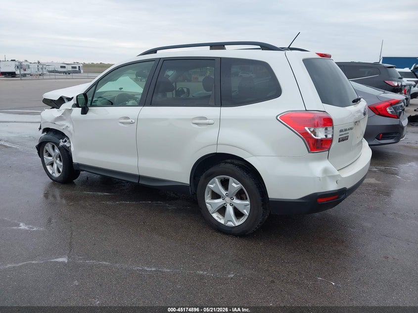 2015 Subaru Forester VIN JF2SJADC6FH550721 IAAI salvage auction — FRONT END, Certificate Of Title (Nebraska), sold $700 on 2026-07-16 (photo 3)