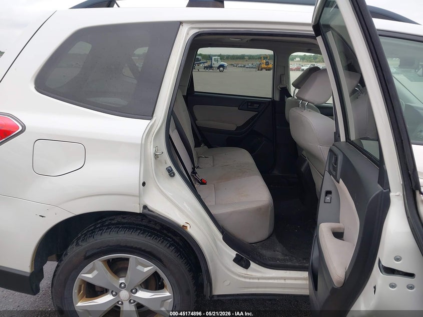 2015 Subaru Forester VIN JF2SJADC6FH550721 IAAI salvage auction — FRONT END, Certificate Of Title (Nebraska), sold $700 on 2026-07-16 (photo 8)