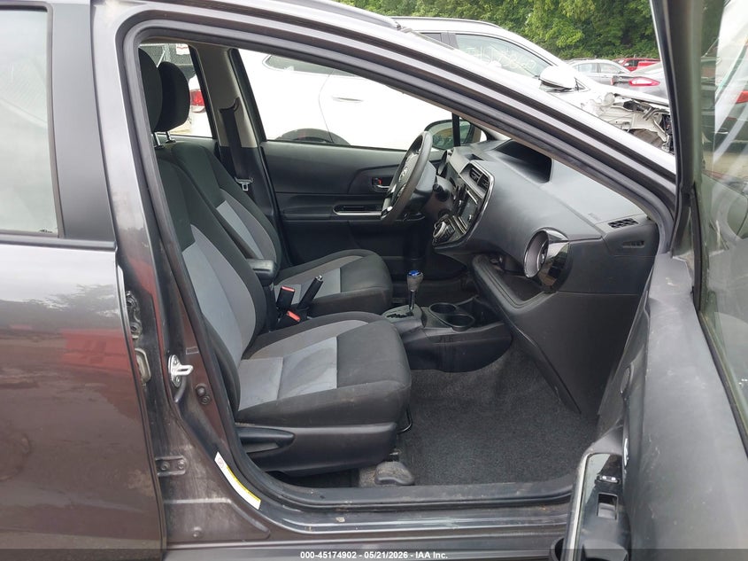 2018 Toyota Prius c VIN JTDKDTB34J1607228 IAAI salvage auction — LEFT SIDE, Salvage (Kansas), sold $3,600 on 2026-07-15 (photo 5)