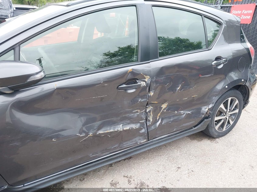 2018 Toyota Prius c VIN JTDKDTB34J1607228 IAAI salvage auction — LEFT SIDE, Salvage (Kansas), sold $3,600 on 2026-07-15 (photo 6)