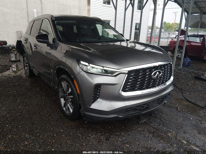 2023 Infiniti Qx60 VIN 5N1DL1FS1PC358168 IAAI salvage auction — RIGHT REAR, Salvage (Delaware), sold $12,675 on 2026-07-13 (photo 1)