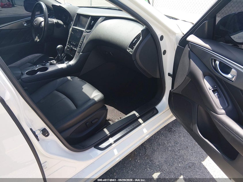 2017 Infiniti Q50 VIN JN1CV7AP7HM640717 IAAI salvage auction — FRONT END, Rebuildable (Florida), sold $1,700 on 2026-07-13 (photo 5)