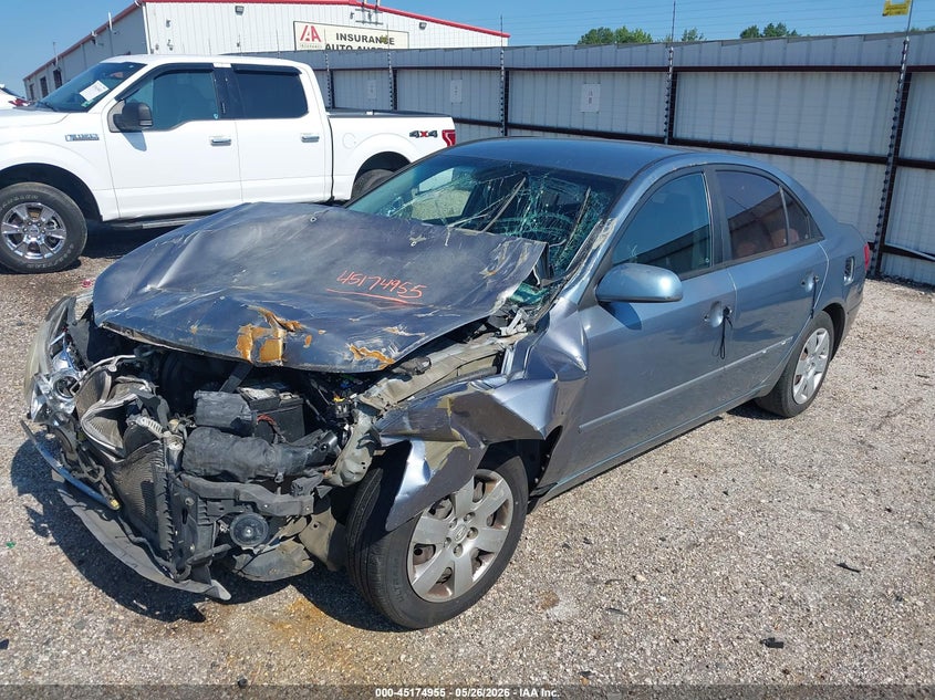 2009 Hyundai Sonata VIN 5NPET46C69H555511 IAAI salvage auction — FRONT END, Salvage (Louisiana), sold $175 on 2026-07-13 (photo 2)