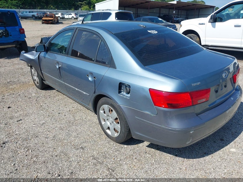 2009 Hyundai Sonata VIN 5NPET46C69H555511 IAAI salvage auction — FRONT END, Salvage (Louisiana), sold $175 on 2026-07-13 (photo 3)