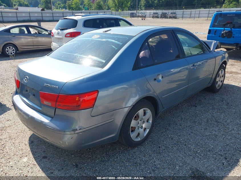 2009 Hyundai Sonata VIN 5NPET46C69H555511 IAAI salvage auction — FRONT END, Salvage (Louisiana), sold $175 on 2026-07-13 (photo 4)