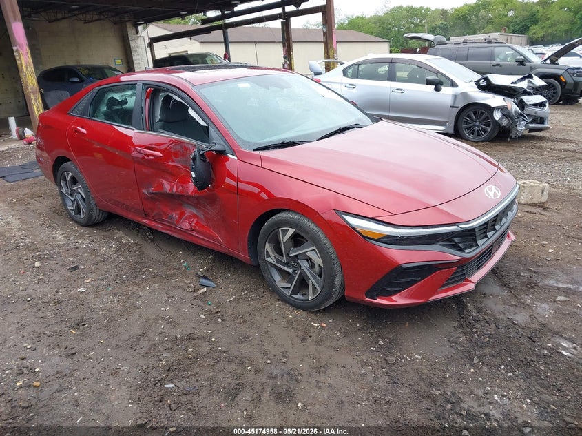 2024 Hyundai Elantra VIN KMHLS4DG9RU752920 IAAI salvage auction — RIGHT SIDE, Mv-907A (New York), sold $5,350 on 2026-07-28 (photo 1)