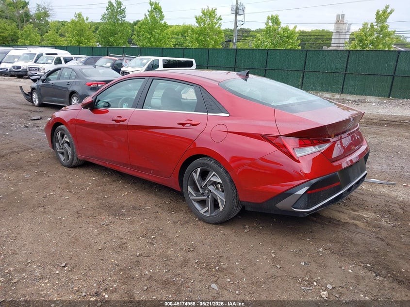 2024 Hyundai Elantra VIN KMHLS4DG9RU752920 IAAI salvage auction — RIGHT SIDE, Mv-907A (New York), sold $5,350 on 2026-07-28 (photo 3)