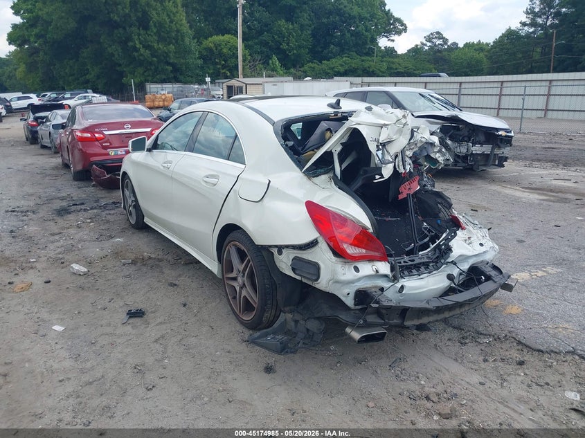 2015 Mercedes-benz Cla-klasse VIN WDDSJ4EB9FN176912 IAAI salvage auction — REAR END, Salvage (Georgia), sold $2,150 on 2026-08-12 (photo 3)