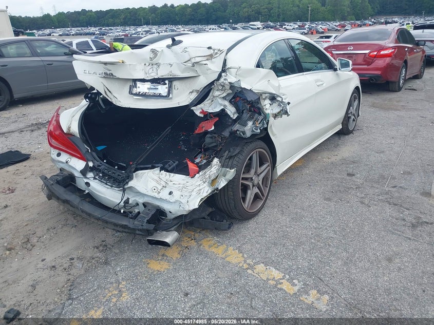2015 Mercedes-benz Cla-klasse VIN WDDSJ4EB9FN176912 IAAI salvage auction — REAR END, Salvage (Georgia), sold $2,150 on 2026-08-12 (photo 4)