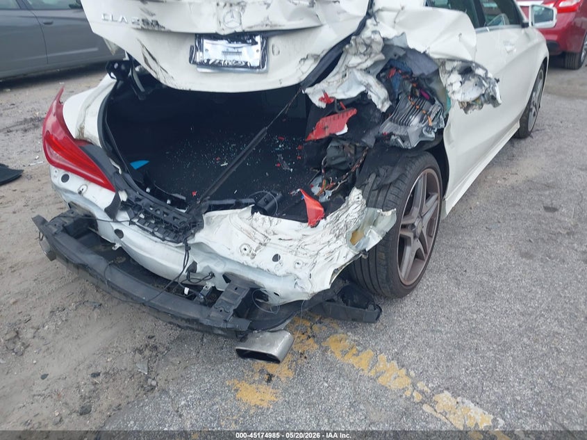 2015 Mercedes-benz Cla-klasse VIN WDDSJ4EB9FN176912 IAAI salvage auction — REAR END, Salvage (Georgia), sold $2,150 on 2026-08-12 (photo 6)