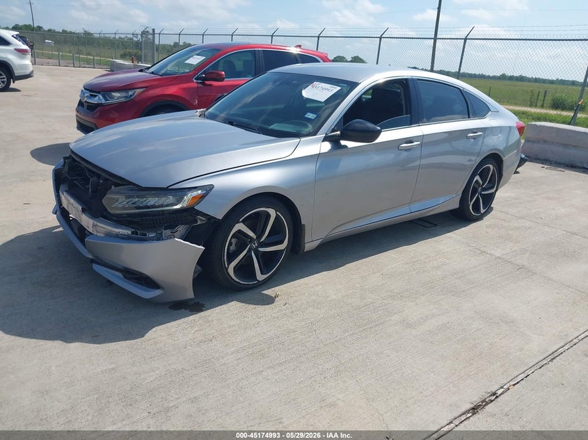 2021 Honda Accord VIN 1HGCV1F49MA078535 IAAI salvage auction — FRONT END, Original (Texas), sold $7,200 on 2026-07-31 (photo 2)