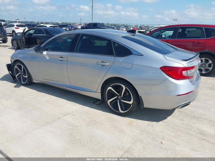 2021 Honda Accord VIN 1HGCV1F49MA078535 IAAI salvage auction — FRONT END, Original (Texas), sold $7,200 on 2026-07-31 (photo 3)