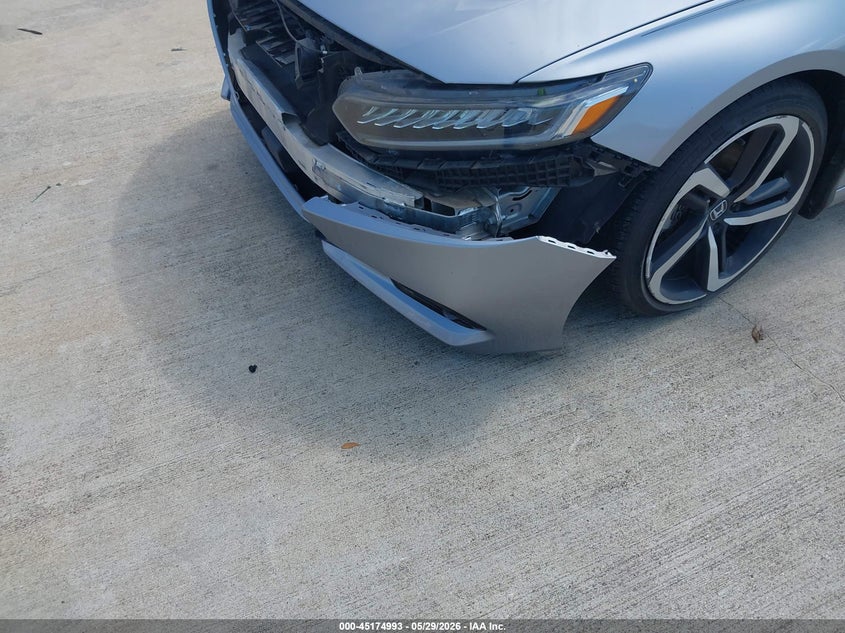 2021 Honda Accord VIN 1HGCV1F49MA078535 IAAI salvage auction — FRONT END, Original (Texas), sold $7,200 on 2026-07-31 (photo 6)
