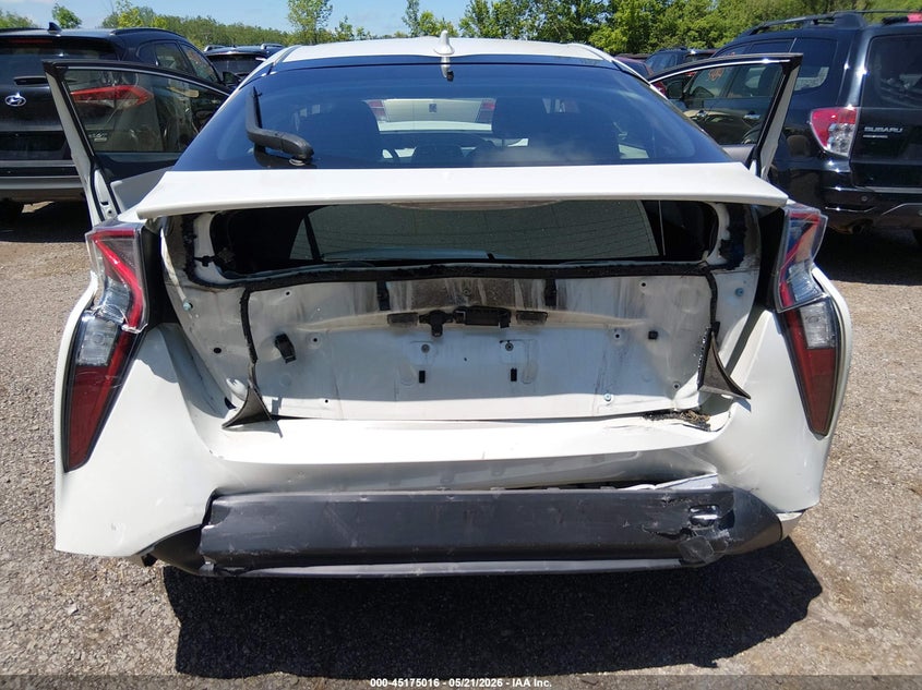 2017 Toyota Prius VIN JTDKARFU1H3032499 IAAI salvage auction — FRONT & REAR, Salvage (Ohio), sold $3,450 on 2026-07-17 (photo 6)