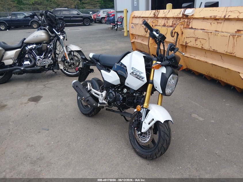 2025 Honda Grom VIN MLHJC925XS5301130 IAAI salvage auction — FRONT END, Salvage (Connecticut), sold $125 on 2026-07-14 (photo 1)