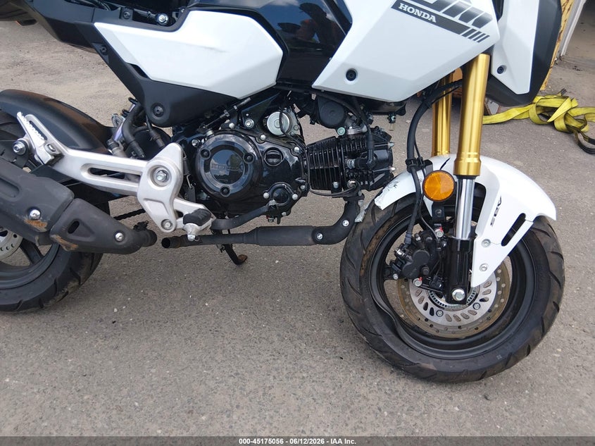 2025 Honda Grom VIN MLHJC925XS5301130 IAAI salvage auction — FRONT END, Salvage (Connecticut), sold $125 on 2026-07-14 (photo 8)