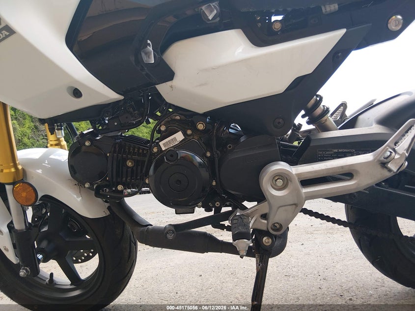 2025 Honda Grom VIN MLHJC925XS5301130 IAAI salvage auction — FRONT END, Salvage (Connecticut), sold $125 on 2026-07-14 (photo 9)