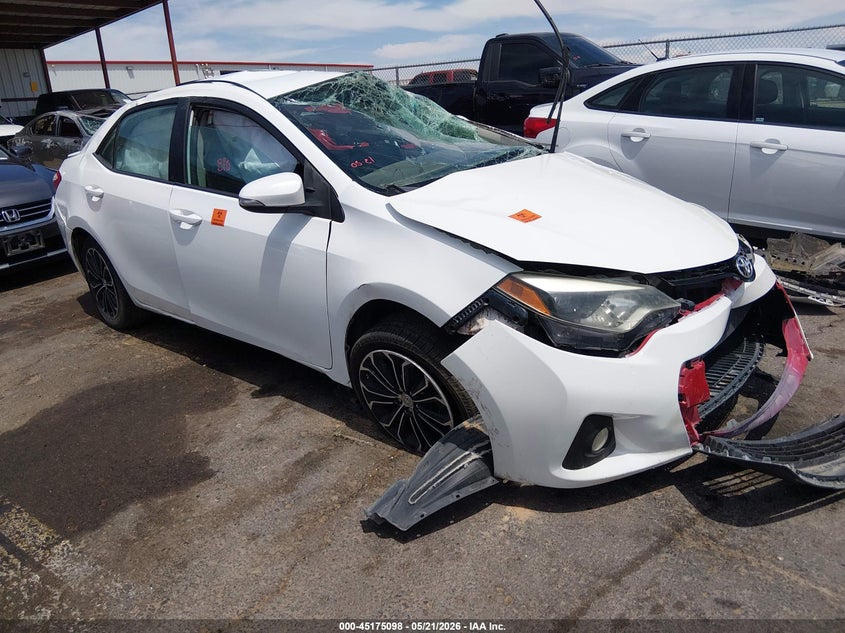 2014 Toyota Corolla VIN 5YFBURHE8EP070358 IAAI salvage auction — ROLLOVER, Salvage (New Mexico), sold $750 on 2026-07-15 (photo 1)
