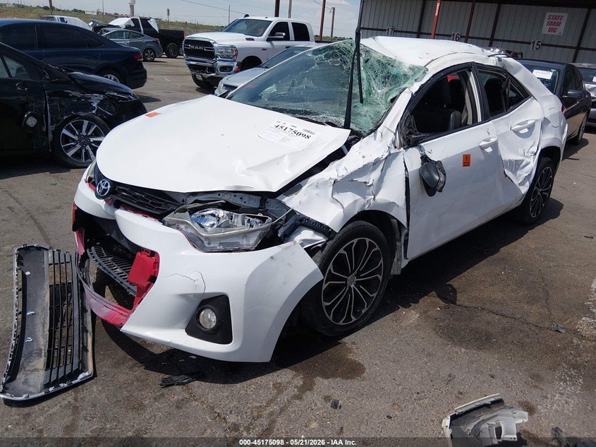 2014 Toyota Corolla VIN 5YFBURHE8EP070358 IAAI salvage auction — ROLLOVER, Salvage (New Mexico), sold $750 on 2026-07-15 (photo 2)