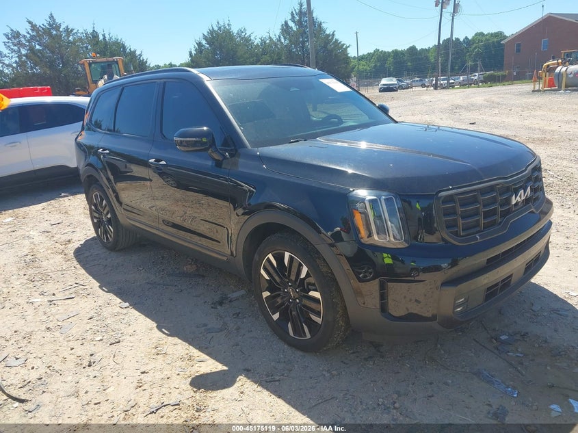 2023 Kia Telluride VIN 5XYP54GC4PG333510 IAAI salvage auction — REAR END, Salvage (North Carolina), sold $9,950 on 2026-07-27 (photo 1)