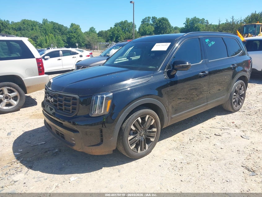 2023 Kia Telluride VIN 5XYP54GC4PG333510 IAAI salvage auction — REAR END, Salvage (North Carolina), sold $9,950 on 2026-07-27 (photo 2)