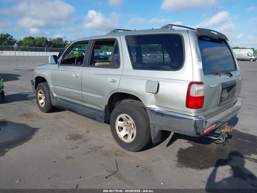 2000 Toyota 4runner VIN JT3GN86R4Y0163349 IAAI salvage auction — NORMAL WEAR, Clear (Florida), sold $700 on 2026-07-20 (photo 3)
