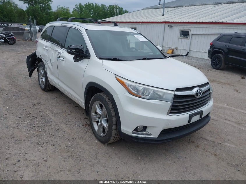 2015 Toyota Highlander VIN 5TDDKRFH5FS096954 IAAI salvage auction — RIGHT SIDE, Salvage (Iowa), sold $6,400 on 2026-07-13 (photo 1)