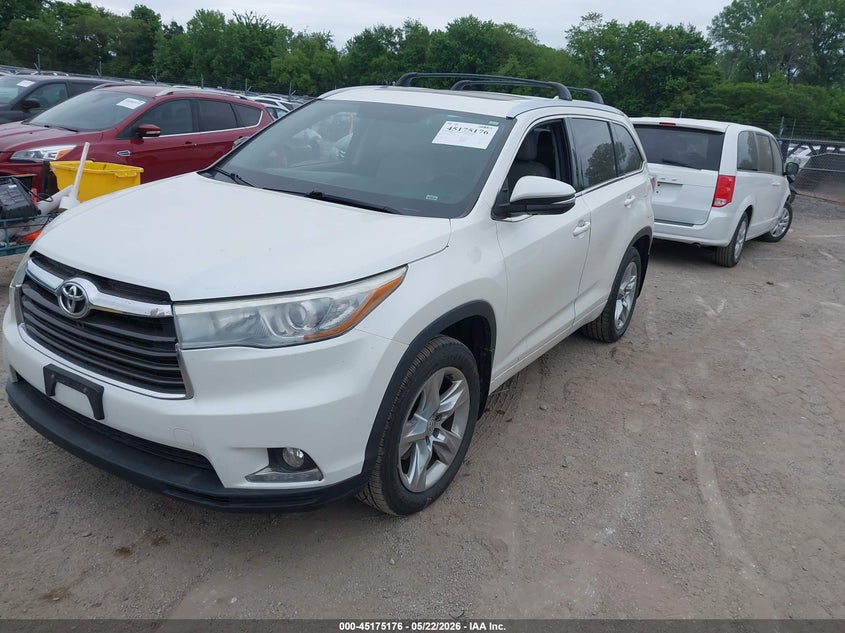 2015 Toyota Highlander VIN 5TDDKRFH5FS096954 IAAI salvage auction — RIGHT SIDE, Salvage (Iowa), sold $6,400 on 2026-07-13 (photo 2)