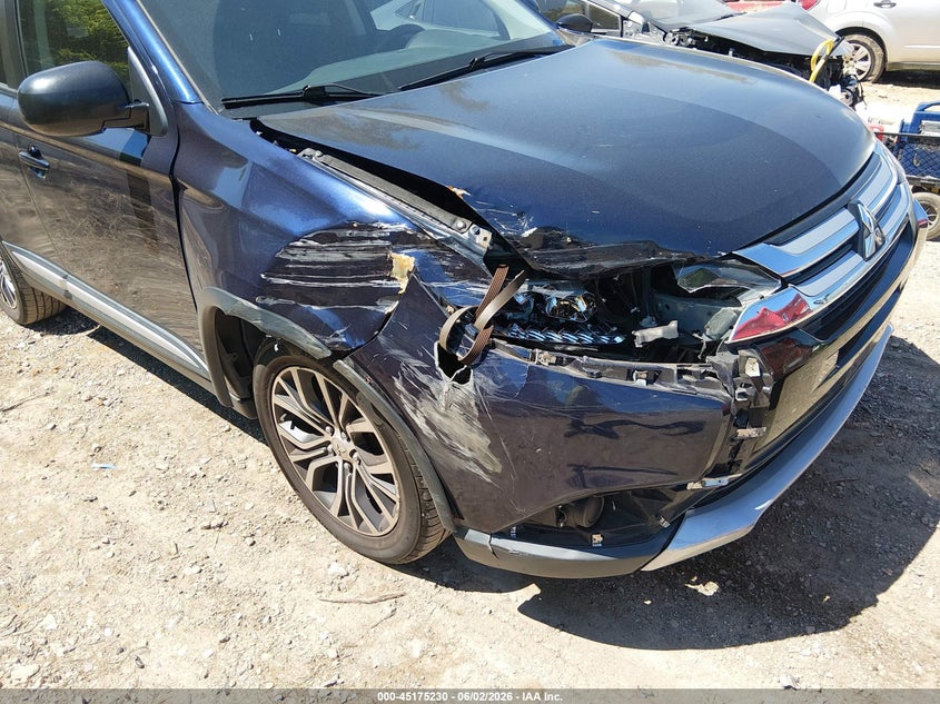 2018 Mitsubishi Outlander VIN JA4AZ3A3XJZ056118 IAAI salvage auction — FRONT END, Salvage Title, sold $3,450 on 2026-07-09 (photo 6)