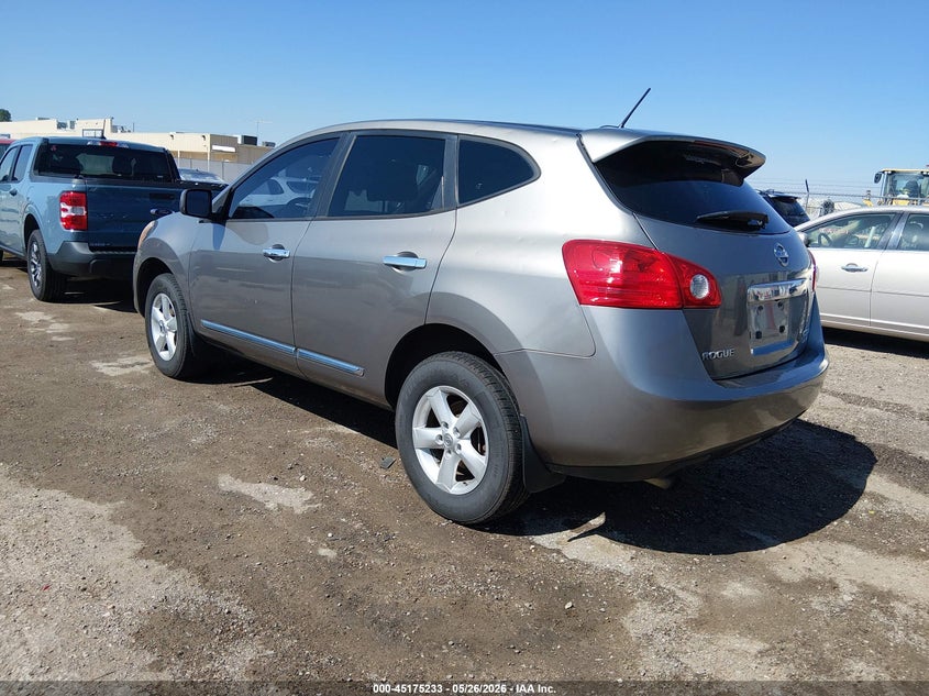 2013 Nissan Rogue VIN JN8AS5MV7DW150969 IAAI salvage auction — HAIL, Salvage (Kansas), sold $950 on 2026-07-10 (photo 3)