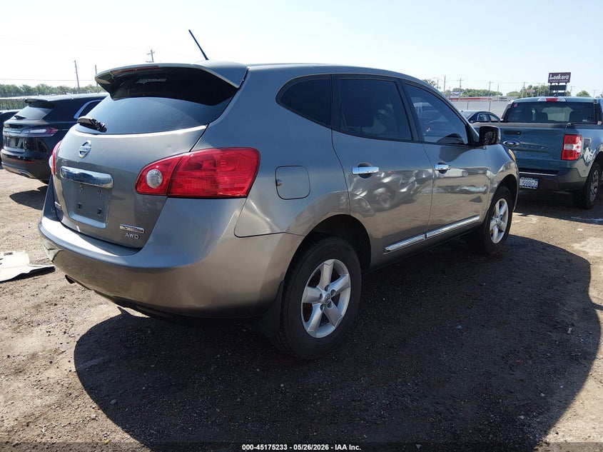 2013 Nissan Rogue VIN JN8AS5MV7DW150969 IAAI salvage auction — HAIL, Salvage (Kansas), sold $950 on 2026-07-10 (photo 4)