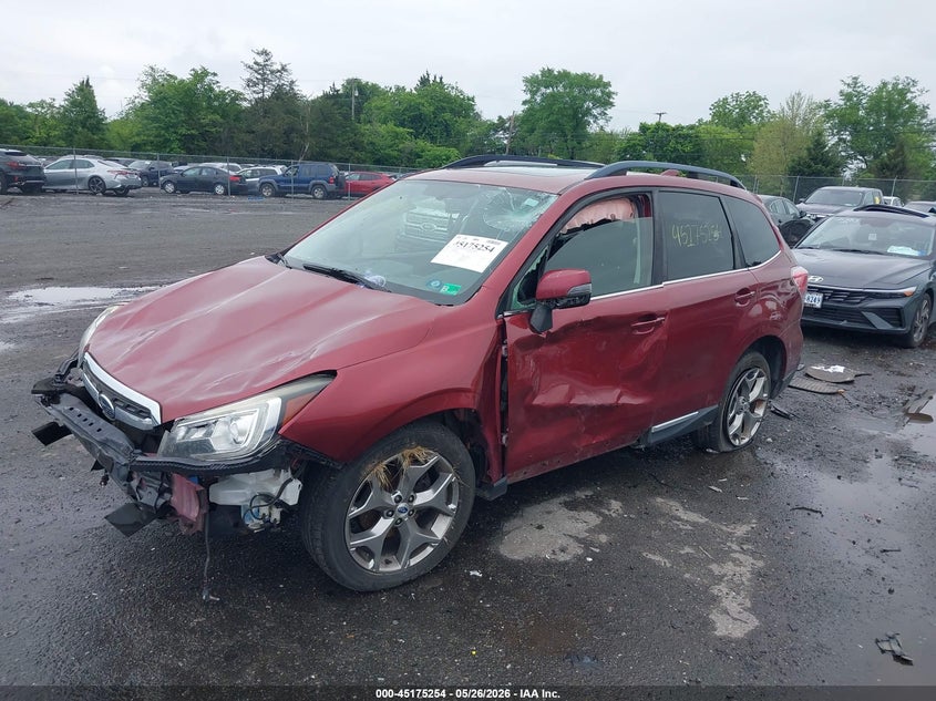 2017 Subaru Forester VIN JF2SJATC1HH407860 IAAI salvage auction — FRONT & REAR, Salvage (Virginia), sold $350 on 2026-07-21 (photo 2)