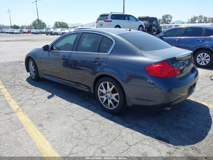 2009 Infiniti G37 VIN JNKCV61E29M303586 IAAI salvage auction — NORMAL WEAR, Salvage (Texas), sold $750 on 2026-07-21 (photo 3)