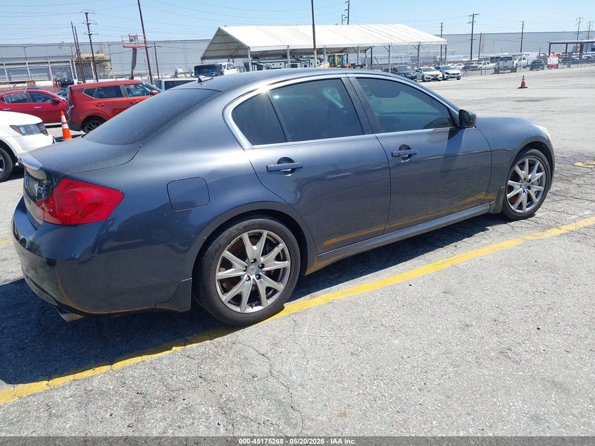 2009 Infiniti G37 VIN JNKCV61E29M303586 IAAI salvage auction — NORMAL WEAR, Salvage (Texas), sold $750 on 2026-07-21 (photo 4)