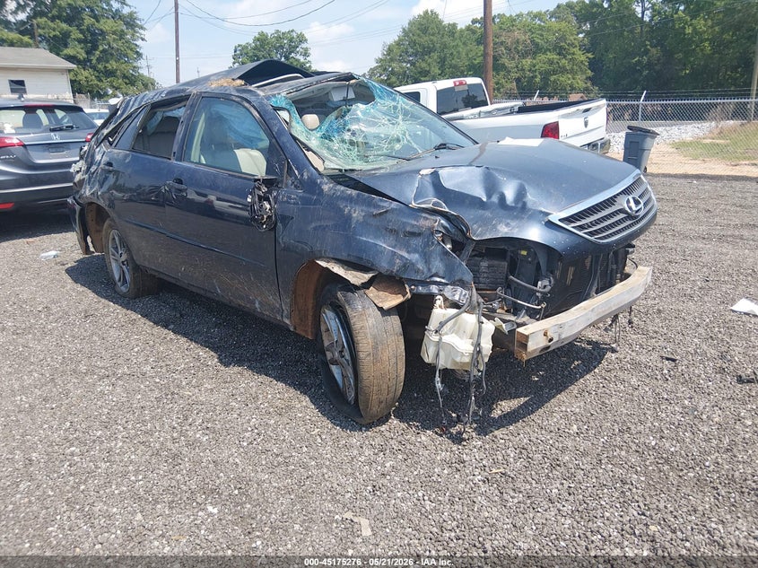 2006 Lexus Rx VIN JTJHW31UX60012991 IAAI salvage auction — FRONT & REAR, Salvage (South Carolina), sold $500 on 2026-07-07 (photo 1)