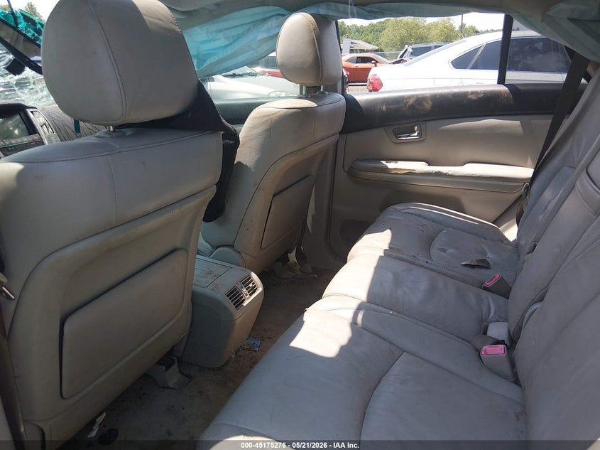 2006 Lexus Rx VIN JTJHW31UX60012991 IAAI salvage auction — FRONT & REAR, Salvage (South Carolina), sold $500 on 2026-07-07 (photo 8)