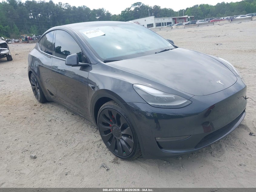 2024 Tesla Model y VIN 7SAYGDEF8RF029783 IAAI salvage auction — LEFT SIDE, Salvage (Georgia), sold $8,200 on 2026-07-09 (photo 1)
