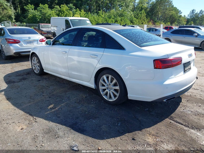 2016 Audi A6 VIN WAUGFAFC2GN180225 IAAI salvage auction — RIGHT FRONT, Salvage Title, sold $4,700 on 2026-07-08 (photo 3)