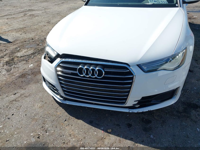 2016 Audi A6 VIN WAUGFAFC2GN180225 IAAI salvage auction — RIGHT FRONT, Salvage Title, sold $4,700 on 2026-07-08 (photo 6)