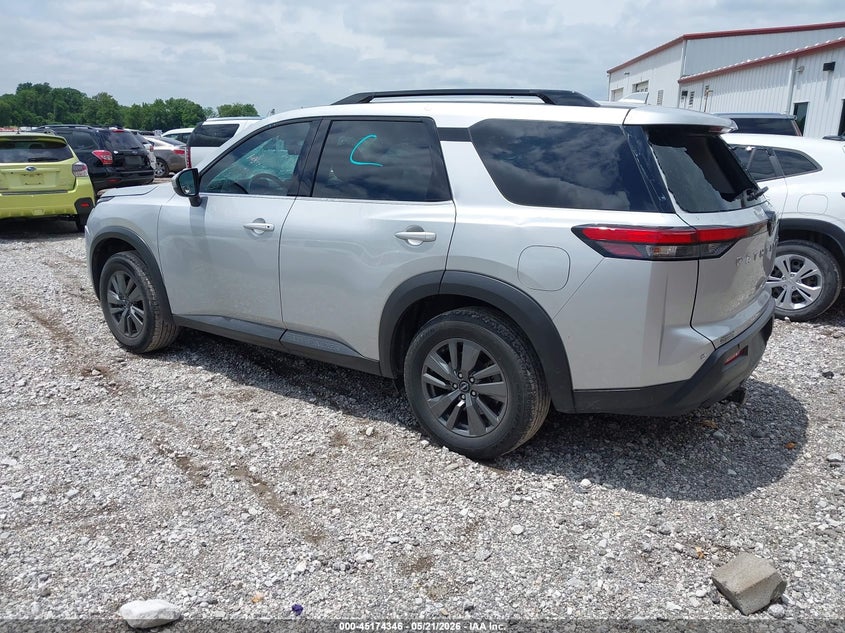 2023 Nissan Pathfinder VIN 5N1DR3BC2PC250618 IAAI salvage auction — HAIL, Clear (Missouri), sold $8,100 on 2026-07-27 (photo 3)