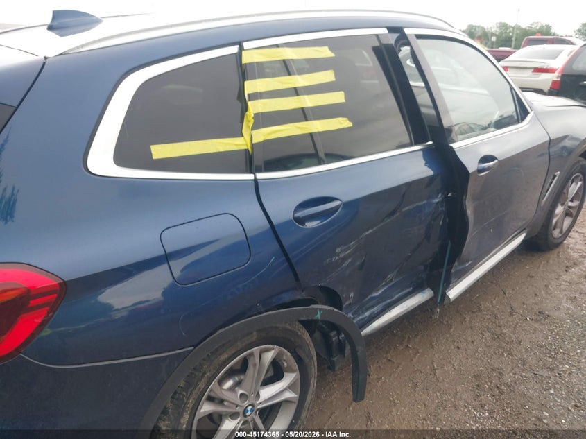 2021 BMW X3 VIN 5UXTY5C02M9E07061 IAAI salvage auction — SIDE, Clear (Indiana), sold $12,525 on 2026-07-22 (photo 6)