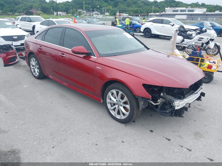 2017 Audi A6 VIN WAUF2AFC8HN127280 IAAI salvage auction — FRONT END, Salvage (Illinois), sold $4,800 on 2026-07-28 (photo 1)