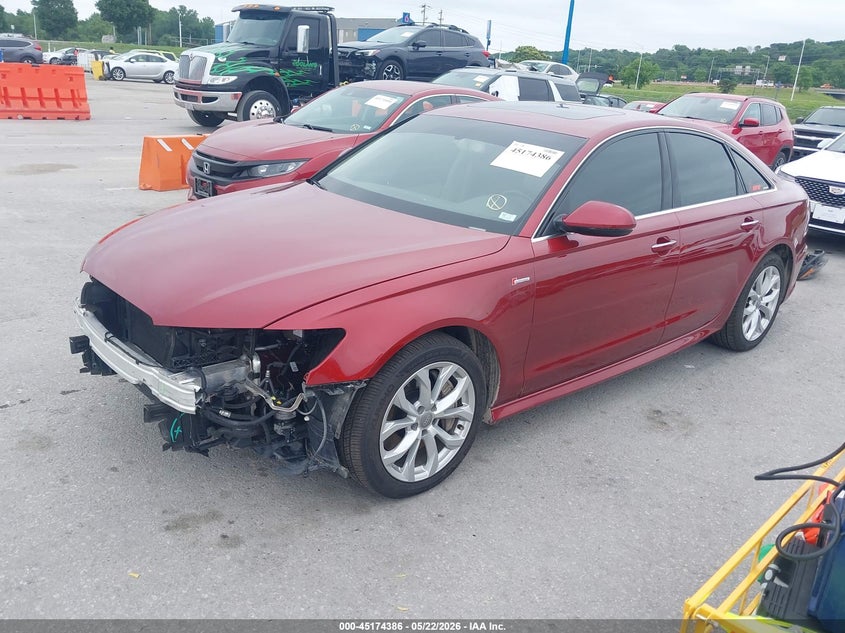 2017 Audi A6 VIN WAUF2AFC8HN127280 IAAI salvage auction — FRONT END, Salvage (Illinois), sold $4,800 on 2026-07-28 (photo 2)