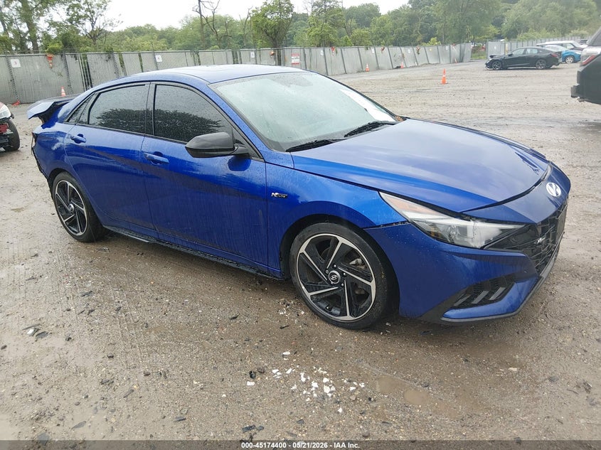 2023 Hyundai Elantra VIN KMHLR4AF3PU534024 IAAI salvage auction — REAR END, Salvage (New Jersey), sold $4,425 on 2026-07-21 (photo 1)