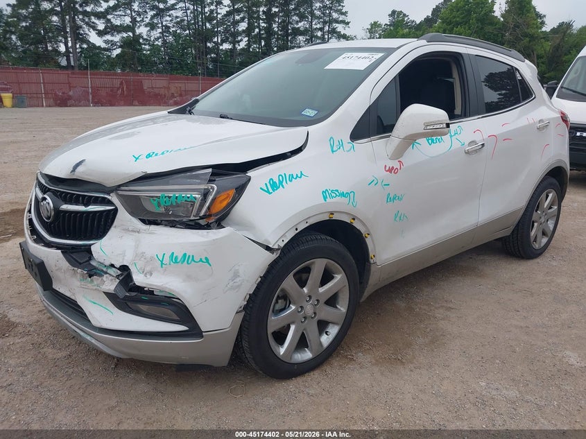 2017 Buick Encore VIN KL4CJBSB6HB015293 IAAI salvage auction — FRONT END, Original (Texas), sold $1,400 on 2026-07-30 (photo 2)