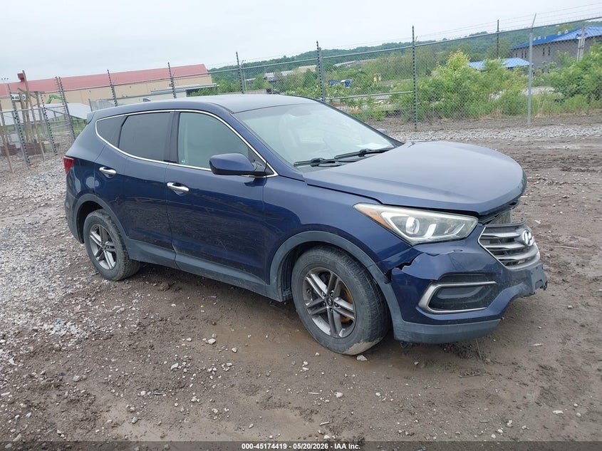2017 Hyundai Santa fe VIN 5XYZTDLB5HG392899 IAAI salvage auction — LEFT FRONT, Salvage Title, sold $1,500 on 2026-07-21 (photo 1)