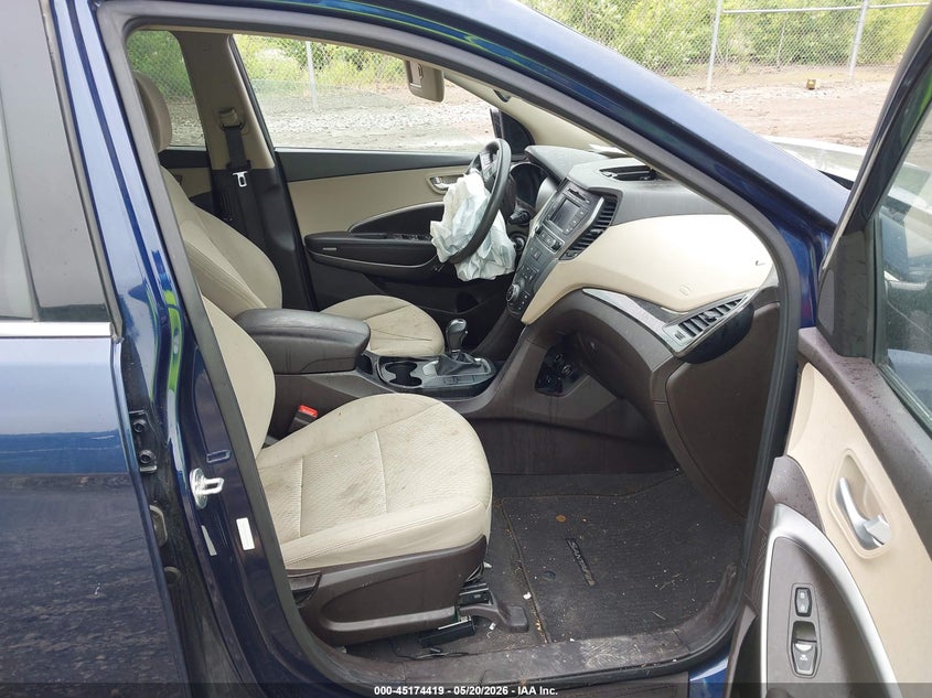 2017 Hyundai Santa fe VIN 5XYZTDLB5HG392899 IAAI salvage auction — LEFT FRONT, Salvage Title, sold $1,500 on 2026-07-21 (photo 5)