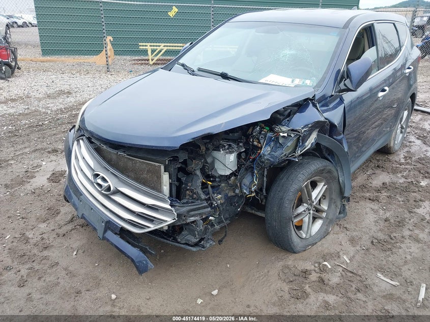 2017 Hyundai Santa fe VIN 5XYZTDLB5HG392899 IAAI salvage auction — LEFT FRONT, Salvage Title, sold $1,500 on 2026-07-21 (photo 6)
