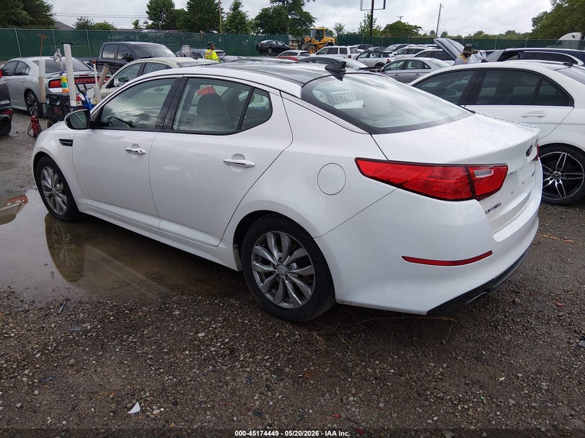 2015 Kia Optima VIN 5XXGN4A70FG421310 IAAI salvage auction — NORMAL WEAR, Original (Kentucky), sold $25 on 2026-07-29 (photo 3)
